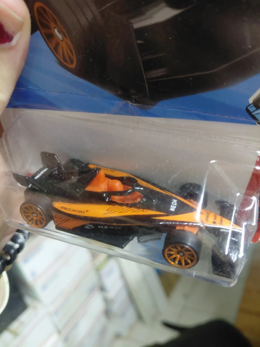 Hot Wheels Formula E Gen3 (NEOM McLaren Formula E Team livery) from the 2025 Tra